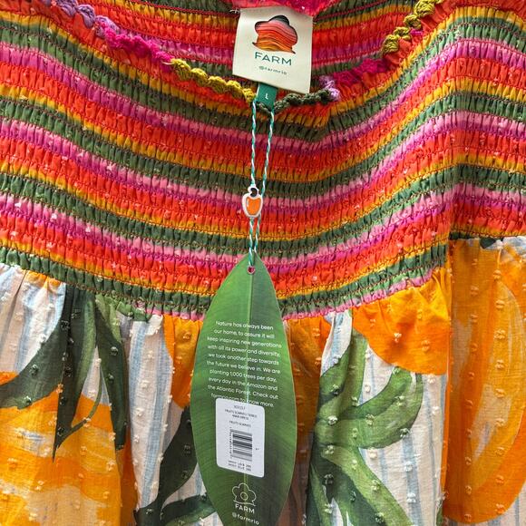 FARM Rio Fruits Scarves Tiered Maxi Dress - Picture 4 of 6